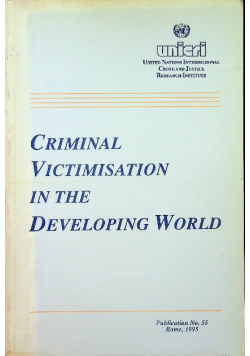 Criminal Victimisation in the Developing World