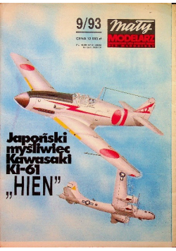 Mały modelarz nr 9 Japoński myśliwie Kawasaki Ki - 61 Hien