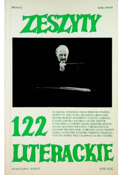 Zeszyty Literackie nr 122