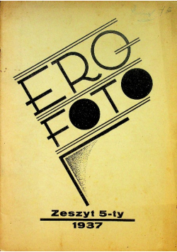 Ero Foto Zeszyt 5 1937 r.