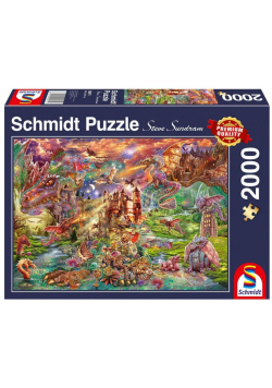 Puzzle 2000 Smoczy skarb