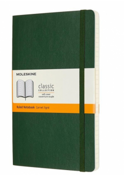 Notes 13x21 kratka myrtle green MOLESKINE