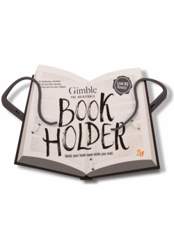 Gimble Book Holder szary uchwyt do książki składan