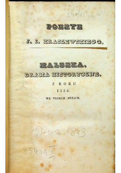 Kraszewski poezje tom  II