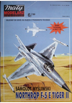 Mały modelarz nr 6 Samolot myśliwski Northrop F - 5 E Tiger II
