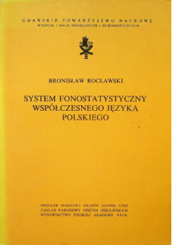 System fonostatystyczny współczesnego języka polskiego