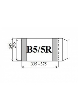 Okładka książkowa regulowana B5/5R (25szt) D&D