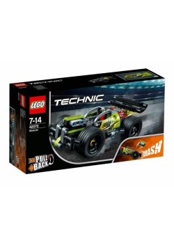 Lego TECHNIC 42072 Żółta wyścigówka
