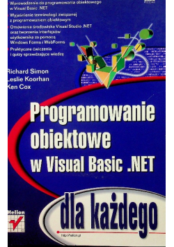 Programowanie obiektowe w Visual Basic NET