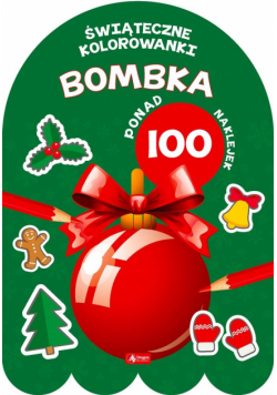 Bombka. Kolorowanka z naklejkami