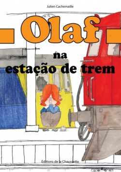 Olaf na estação de trem