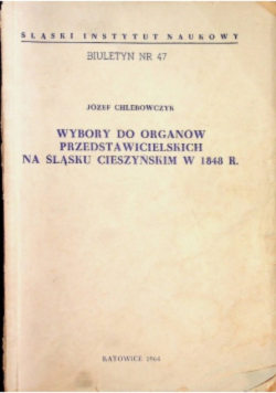 Wybory do organów przedstawicielskich na Śląsku Cieszyńskim w 1848 roku