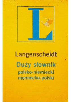 Duży słownik polsko niemiecki niemiecko polski