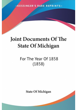 Joint Documents Of The State Of Michigan