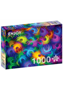 Puzzle 1000 Neonowe pióra