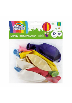 Balony Metal 12'' mix 12 sztuk FIORELLO