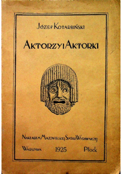 Aktorzy i aktorki 1925 r.