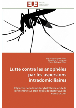 Lutte contre  les anophèles par les aspersions intradomiciliaires