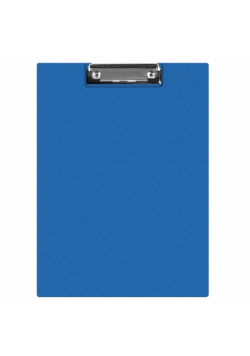 Clipboard A4 PCV z klipsem niebieski