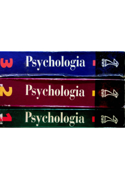 Psychologia Podręcznik akademicki  tom 1 do 3