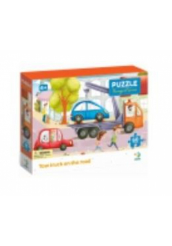 Puzzle 60 Tow truck on the road