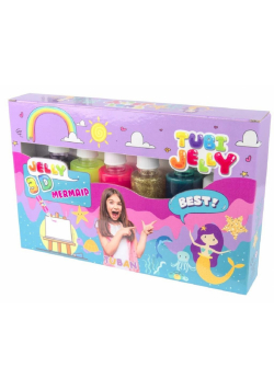 Tubi Jelly 6 kolorów - Syrenka TUBAN