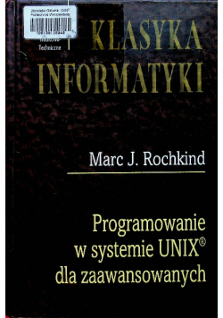 Programowanie w systemie UNIX dla zaawansowanych