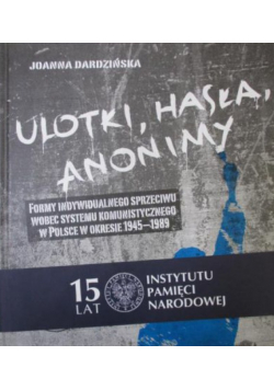 Ulotki hasła anonimy