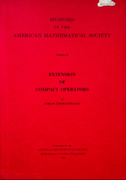 Extension of Compact Operators