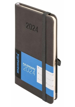 Kalendarz 2024 Memo A6 TDW grafitowy