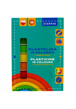 Plastelina 16 kolorów Na fali
