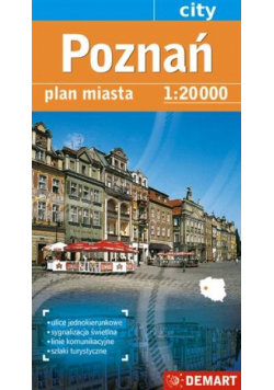 Poznań. Plan miasta 1:20 000
