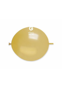 Balony metaliczne złote Dorato do girland 100szt