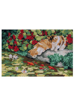 Diamentowa mozaika - Młodzi łowcy 20x30cm