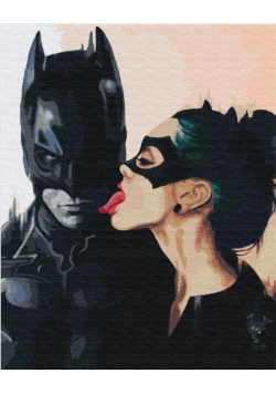 Malowanie po numerach - Miłość z Gotham 40x50cm
