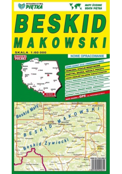 Beskid Makowski 1:60 000 mapa turystyczna