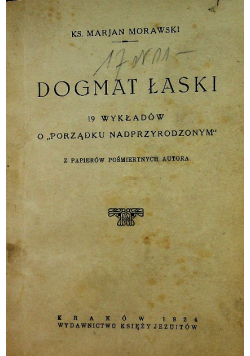 Dogmat łaski 1924 r