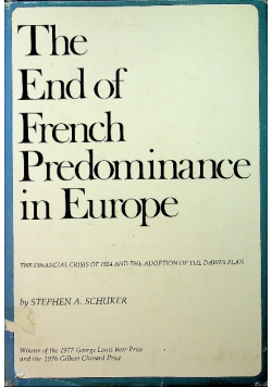 The End of French Predominance in Europe