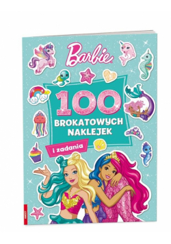 Barbie. 100 brokatowych naklejek
