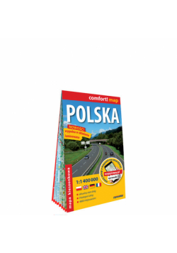 Polska kieszonkowa laminowana mapa samochodowa 1:1 400 000