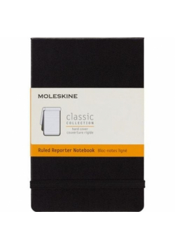 Notes reporterski kieszonkowy Moleskine w linie czarny