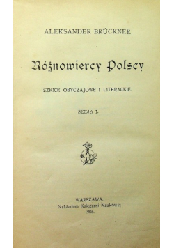 Różnowiercy polscy 1905 r.