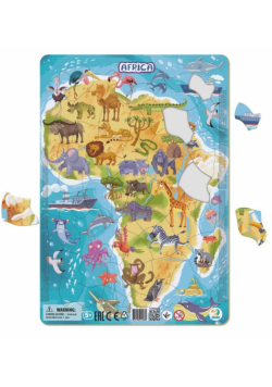 Puzzle ramkowe 53 Afryka