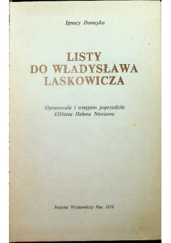 Listy do Władysława Laskowicza