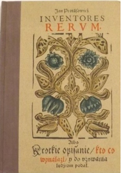 Inventores Rerum reprint 1608 r.