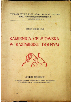 Kamienica Celejowska w Kazimierzu Dolnym 1929 r.