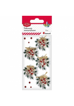 Dekoracje samoprzylepne papierowo-foliowe 3D 11szt