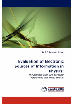Evaluation of Electronic Sources of Information in Physics