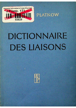 Dictionnaire des liaisone