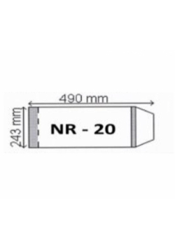 Okładka na podr B5 regulowana nr 20 (50szt) NARNIA